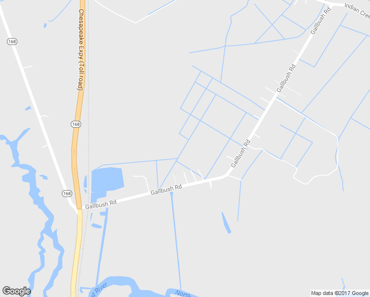 map of restaurants, bars, coffee shops, grocery stores, and more near 408 Gallbush Road in Chesapeake