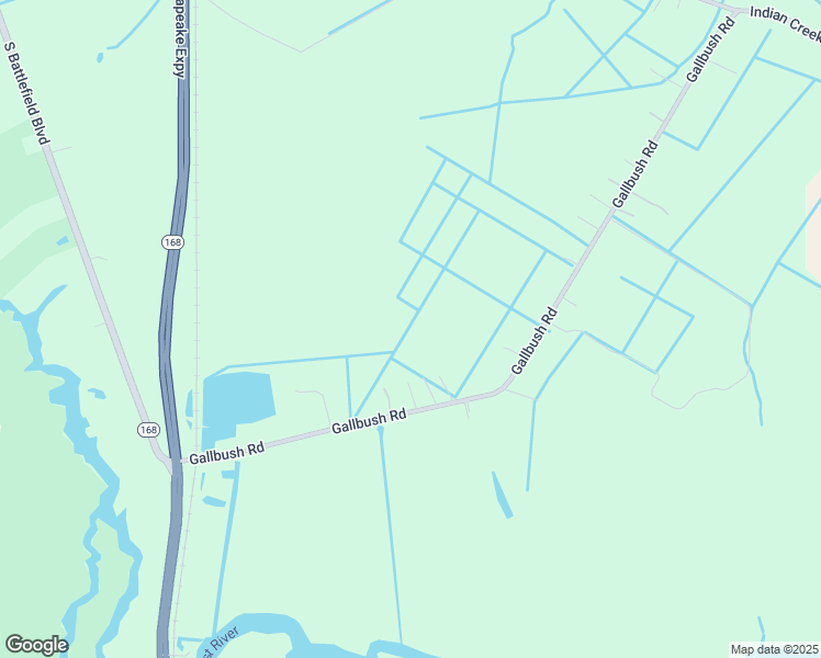 map of restaurants, bars, coffee shops, grocery stores, and more near 408 Gallbush Road in Chesapeake