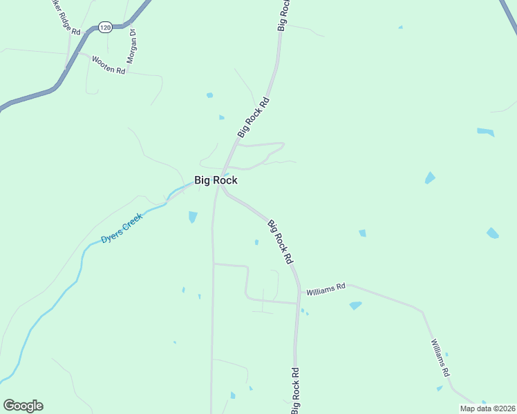 map of restaurants, bars, coffee shops, grocery stores, and more near 480 Big Rock Road in Big Rock