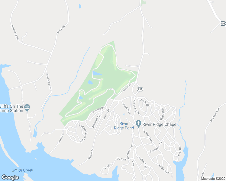 map of restaurants, bars, coffee shops, grocery stores, and more near 705 Laramie Drive in Bracey