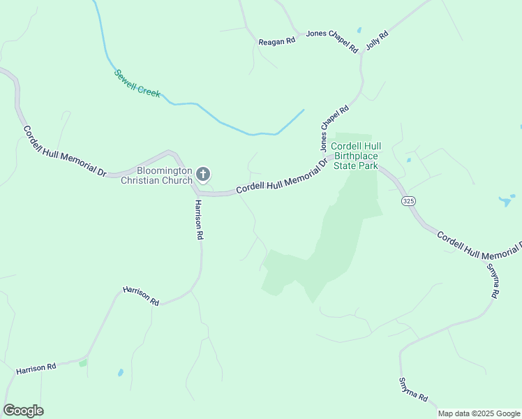 map of restaurants, bars, coffee shops, grocery stores, and more near 131 Cove Branch in Byrdstown