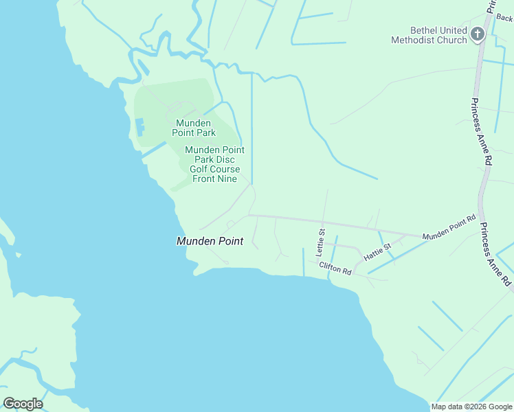 map of restaurants, bars, coffee shops, grocery stores, and more near 2081 Munden Point Road in Virginia Beach