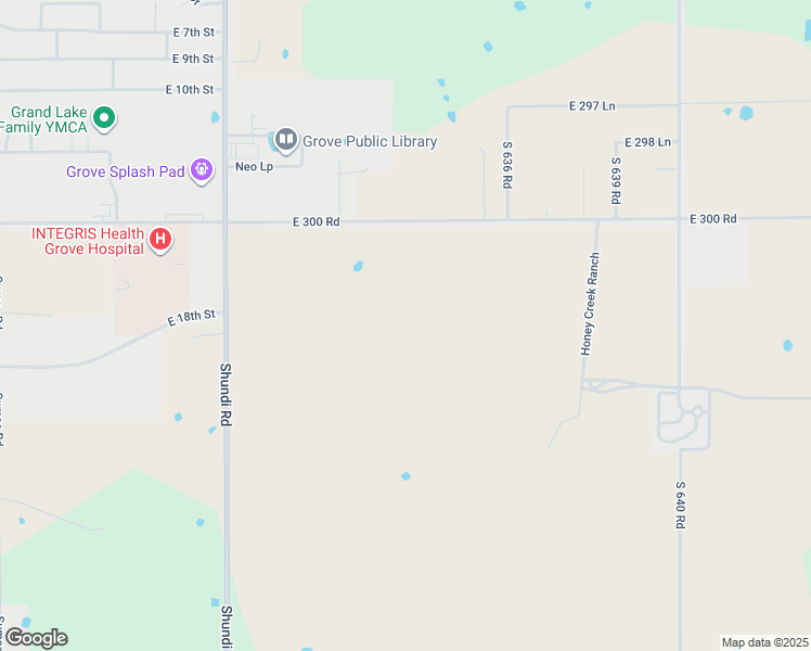 map of restaurants, bars, coffee shops, grocery stores, and more near in Grove