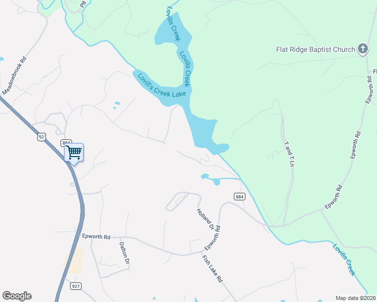 map of restaurants, bars, coffee shops, grocery stores, and more near Speas Mill Road in Cana