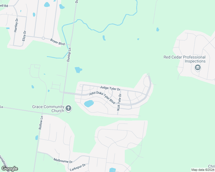 map of restaurants, bars, coffee shops, grocery stores, and more near 1313 Judge Tyler Drive in Clarksville