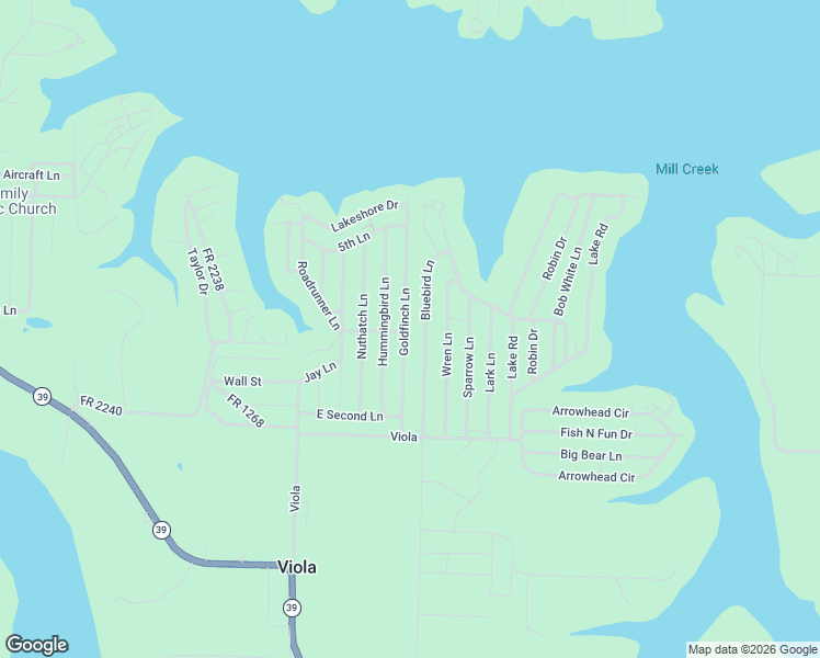 map of restaurants, bars, coffee shops, grocery stores, and more near 283 Bluebird Ln in Shell Knob