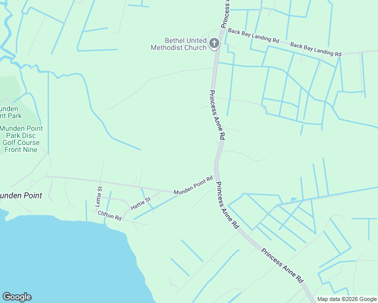 map of restaurants, bars, coffee shops, grocery stores, and more near 1832 Munden Point Road in Virginia Beach