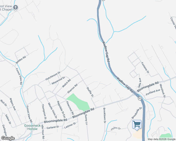 map of restaurants, bars, coffee shops, grocery stores, and more near 2116 Sharron Road in Kingsport