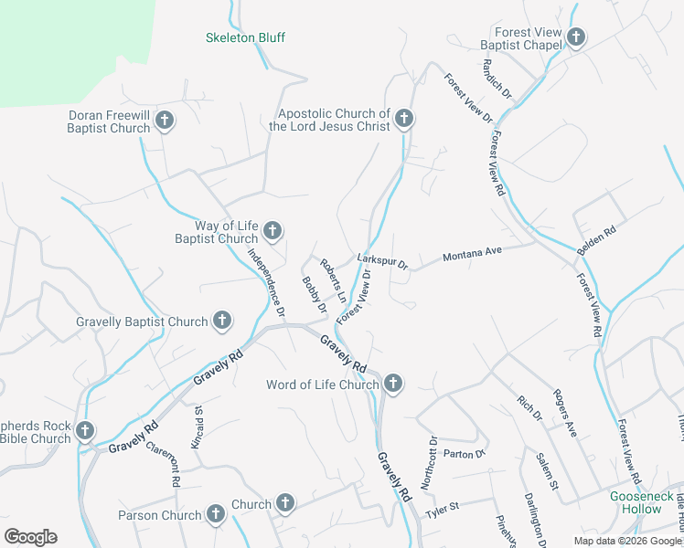 map of restaurants, bars, coffee shops, grocery stores, and more near 505 Commission Drive in Kingsport