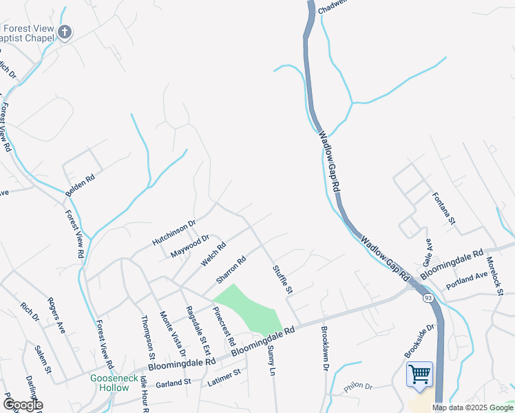 map of restaurants, bars, coffee shops, grocery stores, and more near 2111 Hayes Street in Kingsport