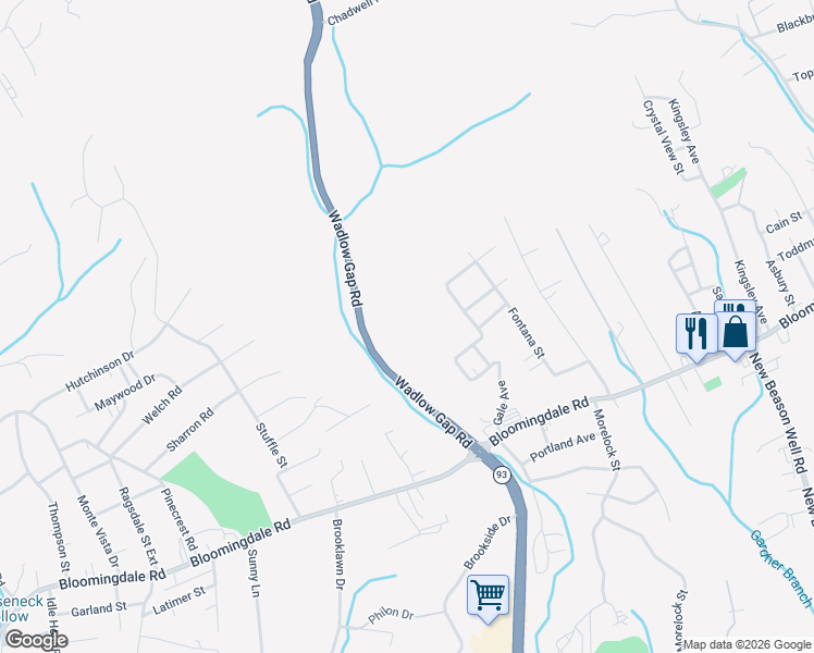 map of restaurants, bars, coffee shops, grocery stores, and more near 216 Wadlow Gap Road in Kingsport