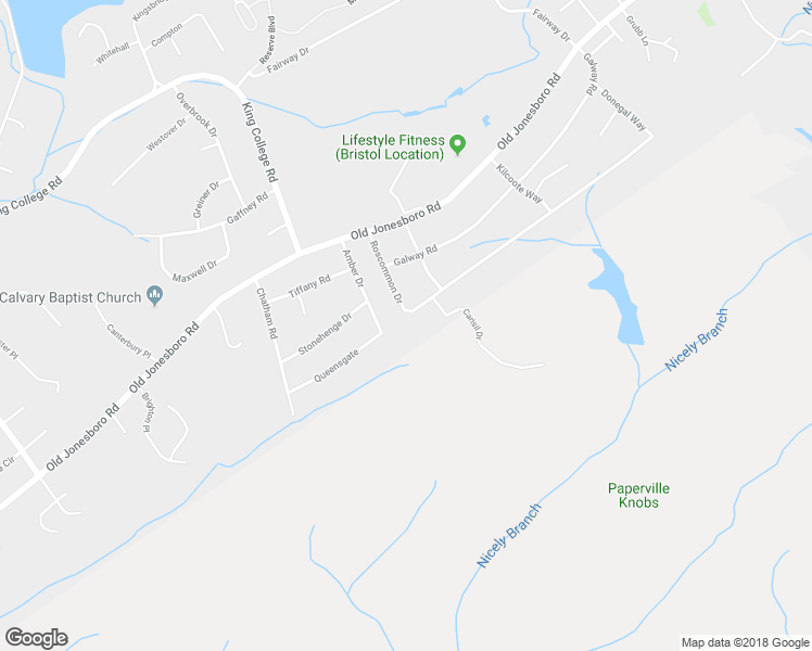 map of restaurants, bars, coffee shops, grocery stores, and more near 174 Roscommon Drive in Bristol