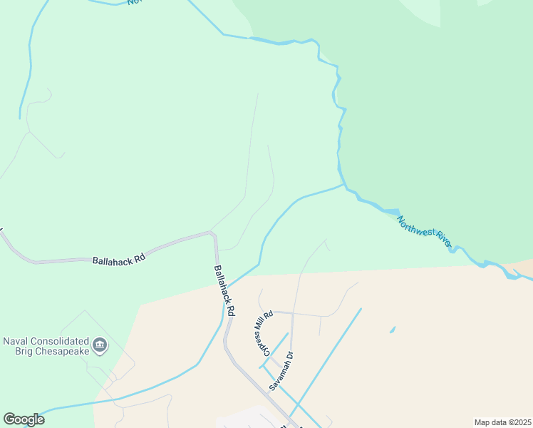 map of restaurants, bars, coffee shops, grocery stores, and more near 3913 Pine Grove Landing in Chesapeake