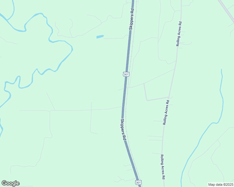 map of restaurants, bars, coffee shops, grocery stores, and more near 7359 Skippers Road in Emporia