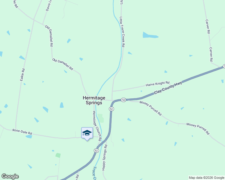 map of restaurants, bars, coffee shops, grocery stores, and more near 1184 Little Trace Creek Road in Red Boiling Springs