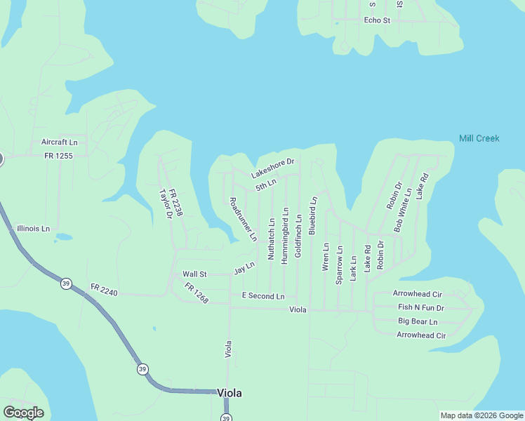 map of restaurants, bars, coffee shops, grocery stores, and more near 345 Mocking Bird Ln in Shell Knob