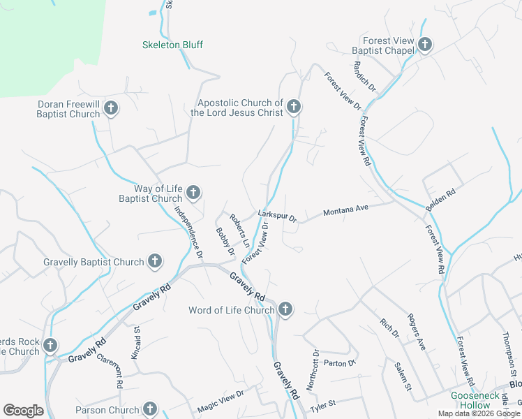 map of restaurants, bars, coffee shops, grocery stores, and more near 505 Commission Drive in Kingsport