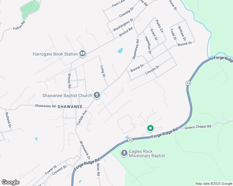 map of restaurants, bars, coffee shops, grocery stores, and more near 607 Meadow St in Harrogate