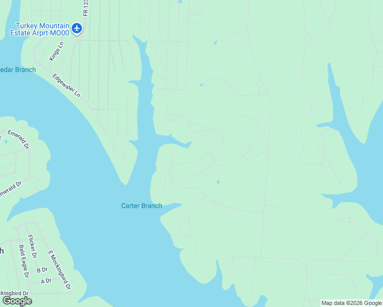 map of restaurants, bars, coffee shops, grocery stores, and more near 24143 Stone Haven Way in Shell Knob