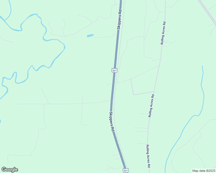 map of restaurants, bars, coffee shops, grocery stores, and more near 7359 Skippers Road in Emporia
