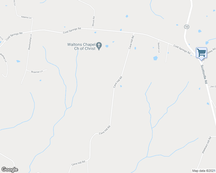 map of restaurants, bars, coffee shops, grocery stores, and more near 1243 Cave Hill Road in Lafayette