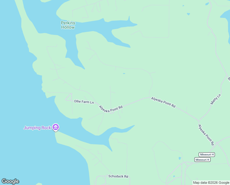 map of restaurants, bars, coffee shops, grocery stores, and more near 849-887 Alyeska Point Road in Lampe