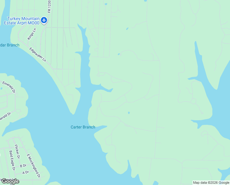 map of restaurants, bars, coffee shops, grocery stores, and more near 24143 Stone Haven Way in Shell Knob