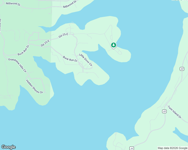 map of restaurants, bars, coffee shops, grocery stores, and more near 329 Secret Lane in Branson West