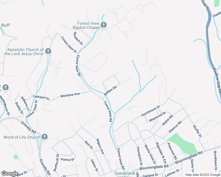 map of restaurants, bars, coffee shops, grocery stores, and more near 1720 Belden Road in Kingsport