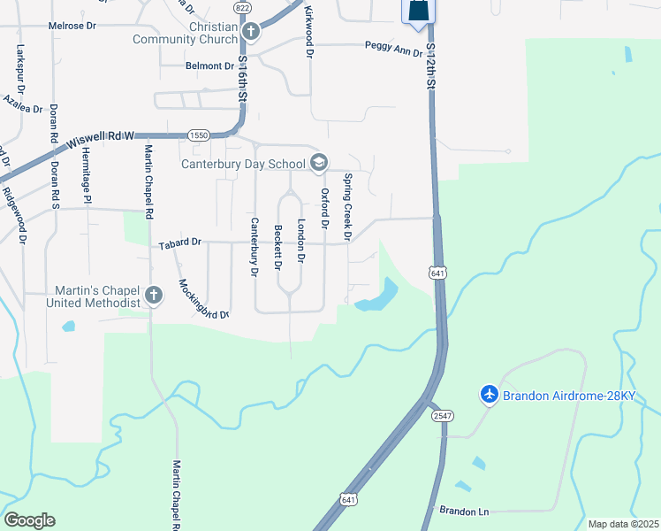 map of restaurants, bars, coffee shops, grocery stores, and more near 1545 Oxford Drive in Murray