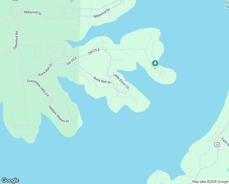 map of restaurants, bars, coffee shops, grocery stores, and more near 329 Secret Lane in Branson West