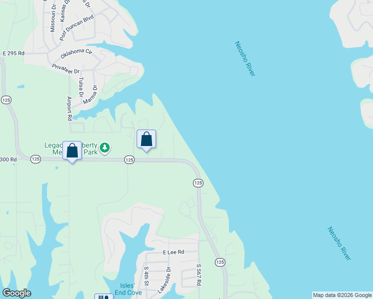 map of restaurants, bars, coffee shops, grocery stores, and more near 29990 S 567 Rd in Afton