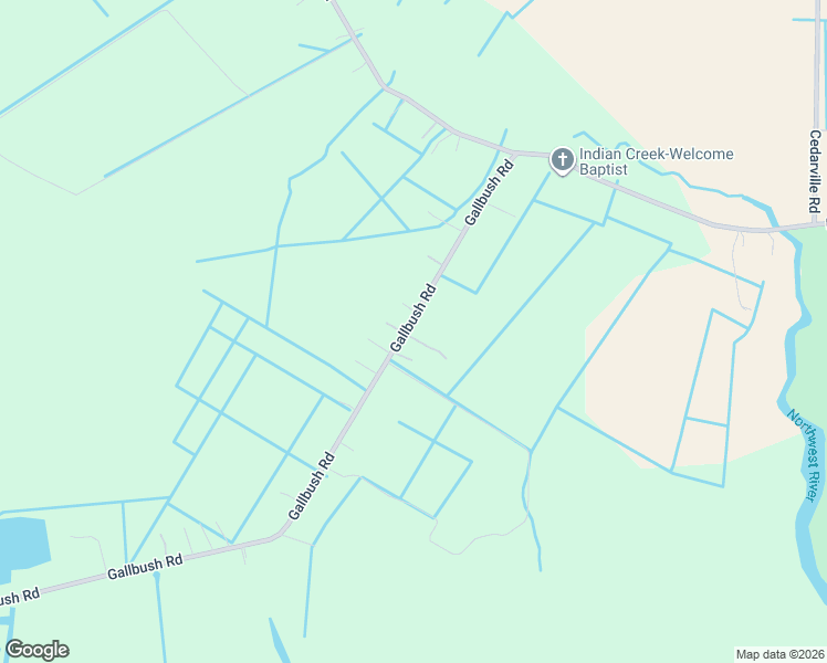 map of restaurants, bars, coffee shops, grocery stores, and more near 633 Gallbush Road in Chesapeake