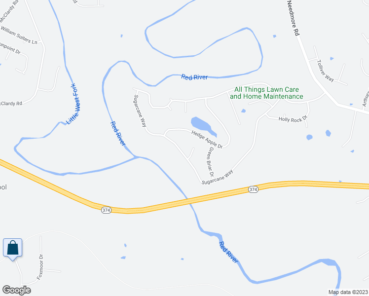 map of restaurants, bars, coffee shops, grocery stores, and more near 866 Sugarcane Way in Clarksville