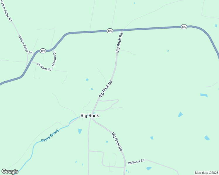 map of restaurants, bars, coffee shops, grocery stores, and more near 640 Big Rock Road in Big Rock