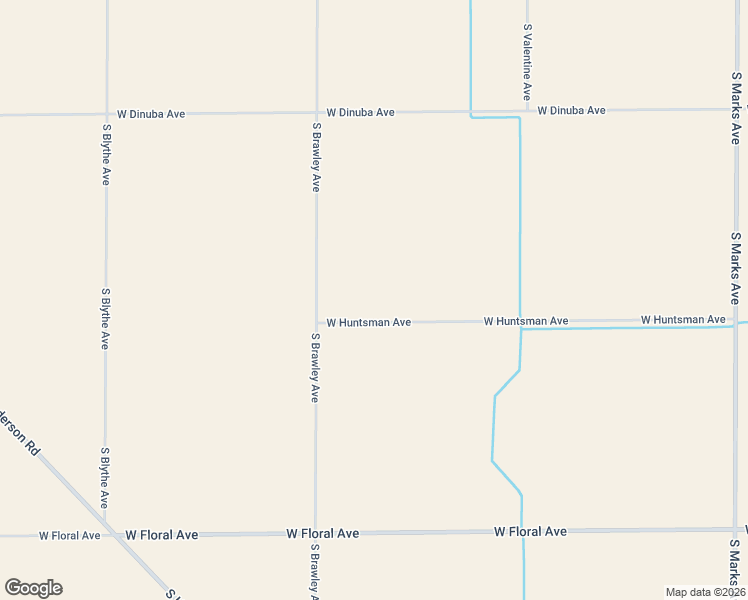 map of restaurants, bars, coffee shops, grocery stores, and more near 3836 West Huntsman Avenue in Fresno