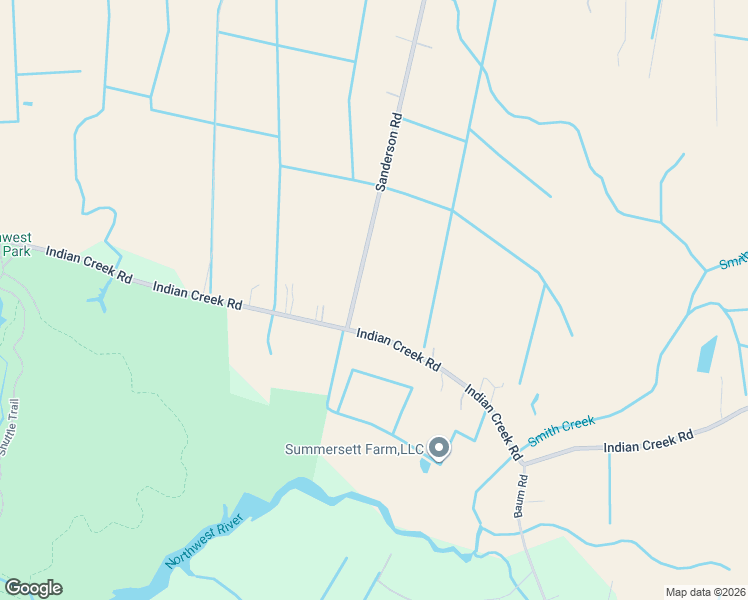 map of restaurants, bars, coffee shops, grocery stores, and more near 2340-2598 Sanderson Road in Chesapeake