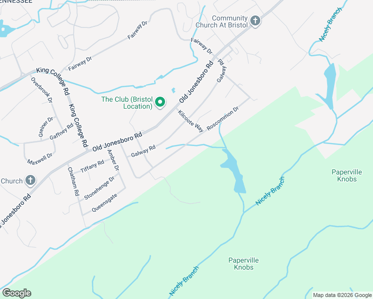 map of restaurants, bars, coffee shops, grocery stores, and more near 228 Roscommon Drive in Bristol