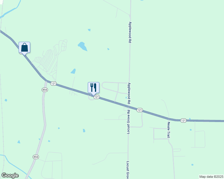 map of restaurants, bars, coffee shops, grocery stores, and more near 94-384 Meadow Green Circle in Murray
