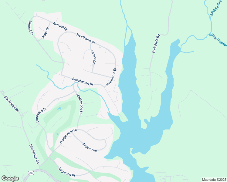 map of restaurants, bars, coffee shops, grocery stores, and more near 52 Myrtle Place in Bracey