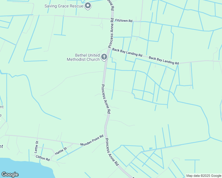 map of restaurants, bars, coffee shops, grocery stores, and more near 448 Princess Anne Road in Virginia Beach