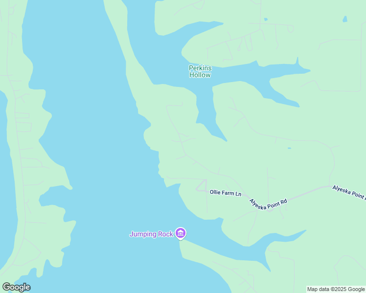 map of restaurants, bars, coffee shops, grocery stores, and more near 1547 Alyeska Point Road in Lampe