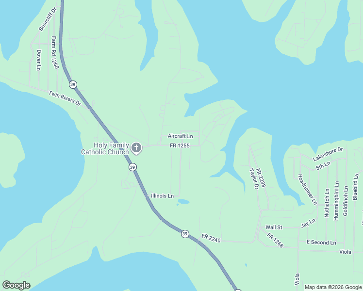 map of restaurants, bars, coffee shops, grocery stores, and more near Lake 39-30 Road in Shell Knob