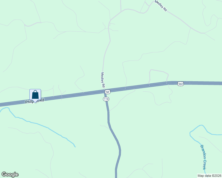 map of restaurants, bars, coffee shops, grocery stores, and more near 1000 Medley Road in Alton