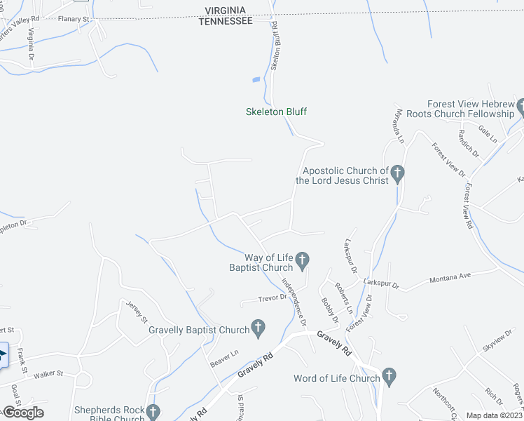 map of restaurants, bars, coffee shops, grocery stores, and more near 1113 Skelton Bluff Road in Kingsport