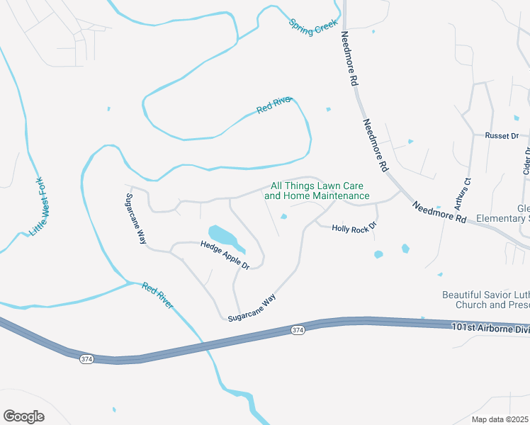 map of restaurants, bars, coffee shops, grocery stores, and more near 1034 Persimmon Court in Clarksville