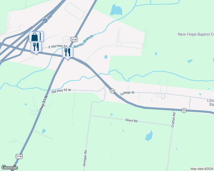 map of restaurants, bars, coffee shops, grocery stores, and more near 2262 State Route 52 in Portland