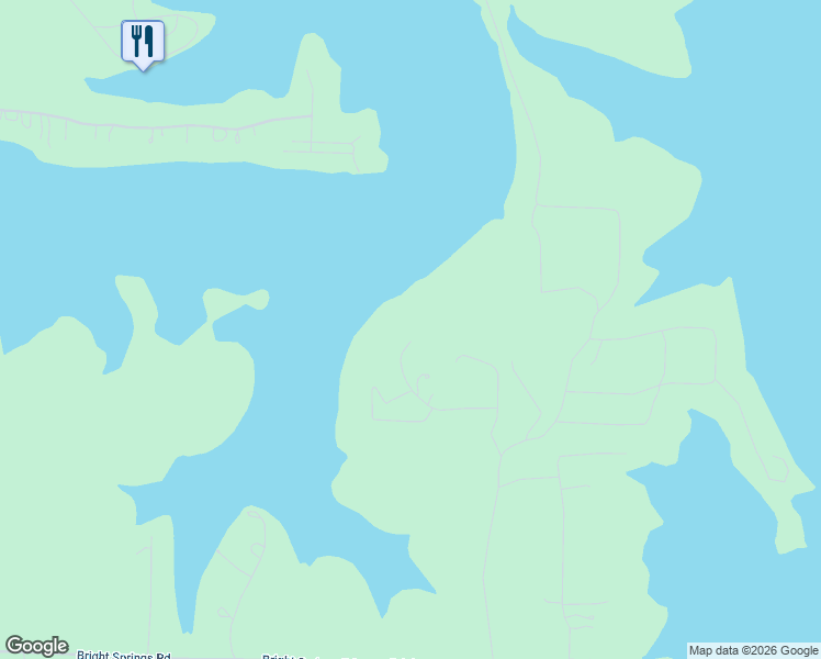 map of restaurants, bars, coffee shops, grocery stores, and more near 277 Cedar Falls Road in Shell Knob