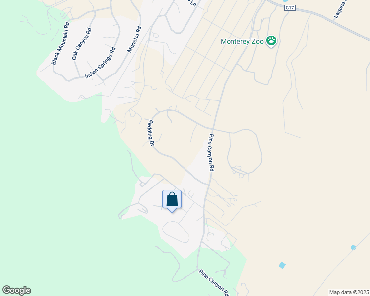 map of restaurants, bars, coffee shops, grocery stores, and more near 23465 Redding Circle in Salinas