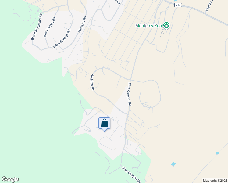 map of restaurants, bars, coffee shops, grocery stores, and more near 23465 Redding Circle in Salinas